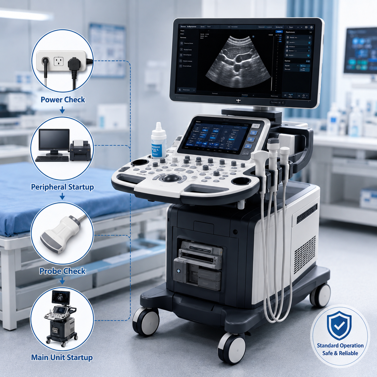 Ultrason Ekipmanı için Standart Çalışma Prosedürleri