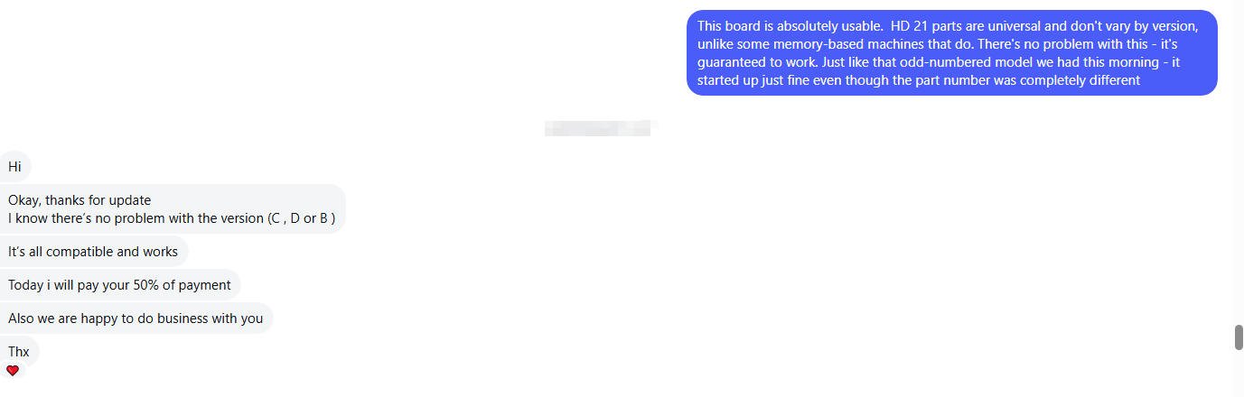 chat record with ultrasound customer